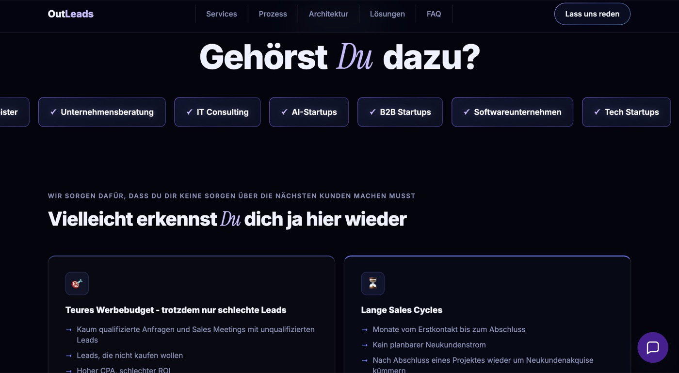 OutLeads, Einwandbehandlung